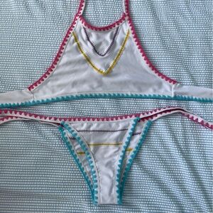 SAME SWIM IT GIRL HALTER AND TEASE BOTTOM